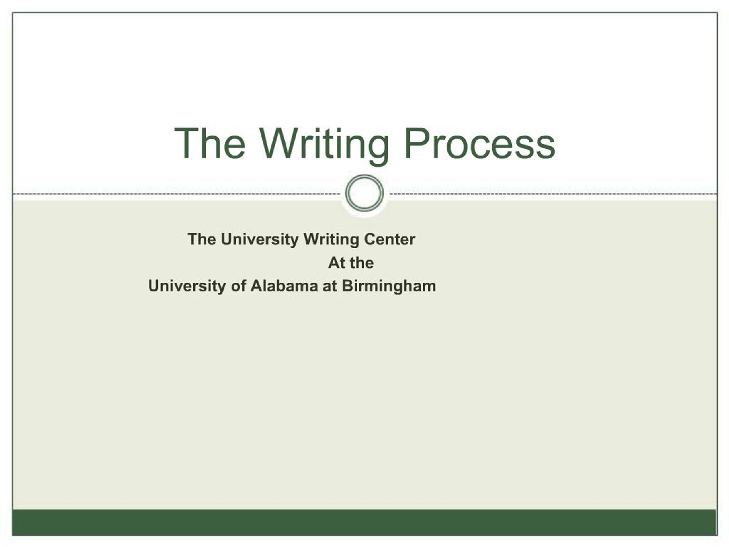 PPT - The Writing Process PowerPoint Presentation, free download - ID ...