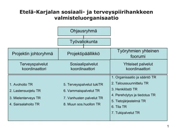 Etel -Karjalan sosiaali- ja terveyspiirihankkeen valmisteluorganisaatio