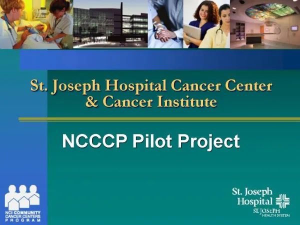 St. Joseph Hospital Cancer Center Cancer Institute