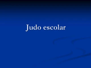 Judo escolar - slide 1