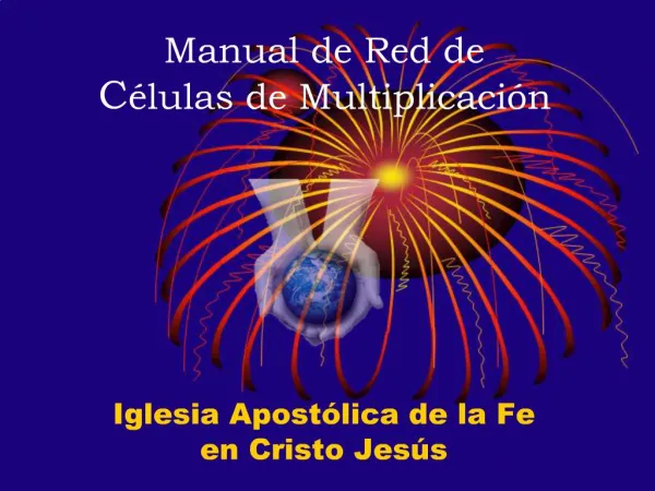 Manual de Red de C lulas de Multiplicaci n