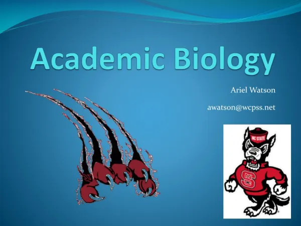 Academic Biology
