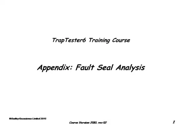 TrapTester6 Training Course