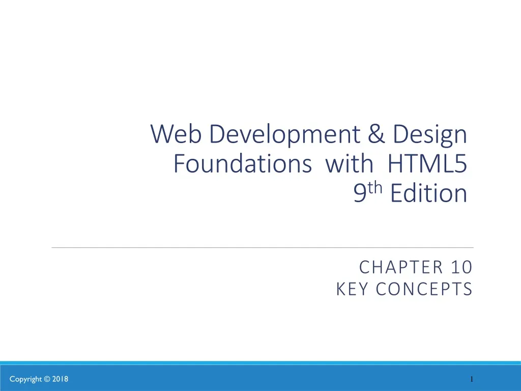 web development design foundations with html5 9 th edition