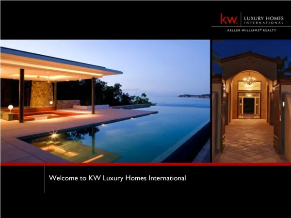 Welcome to KW Luxury Homes International