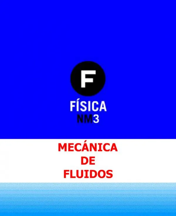 MEC NICA DE FLUIDOS