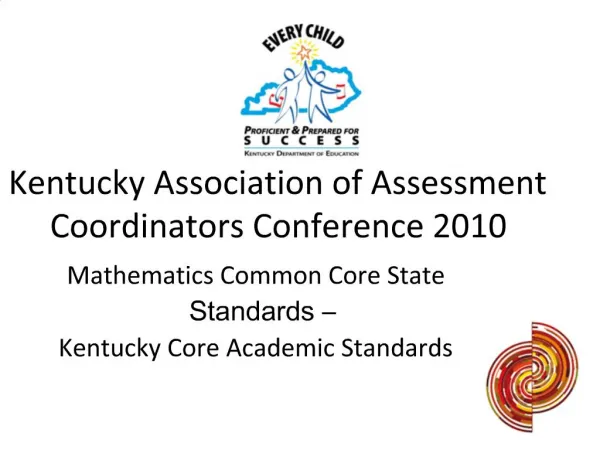 Kentucky Association of Assessment Coordinators Conference 2010