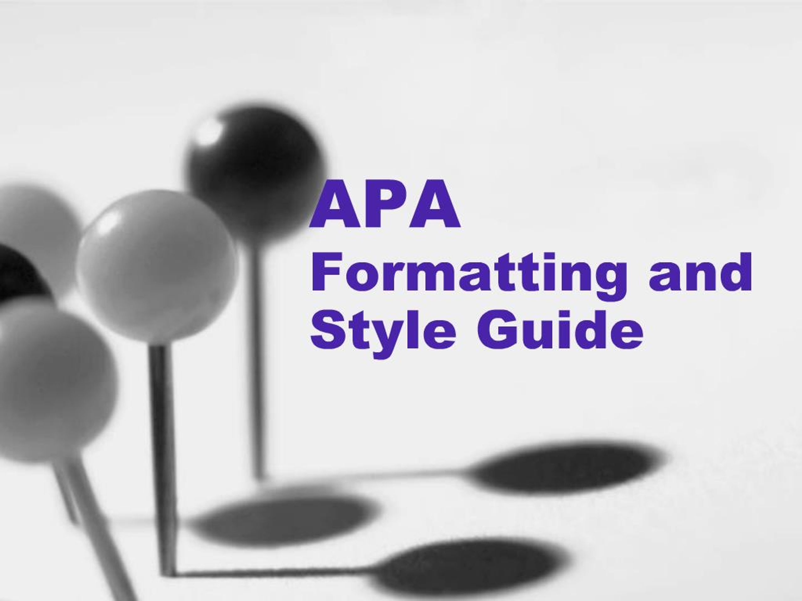 PPT - APA Formatting and Style Guide PowerPoint Presentation, free ...