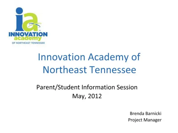 Innovation Academy of Northeast Tennessee