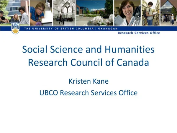 Social Science and Humanities Research Council of Canada