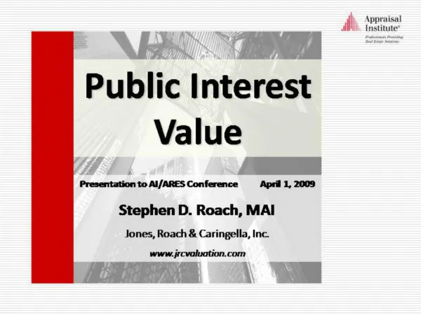 Public Interest Value