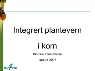 Integrert plantevern - slide 1