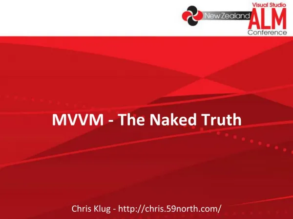 MVVM - The Naked Truth