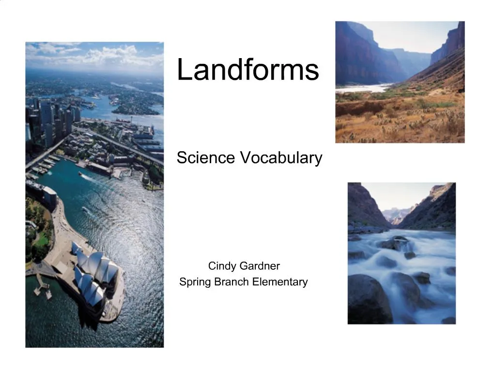 PPT - Landforms PowerPoint Presentation, Free Download - ID:700471