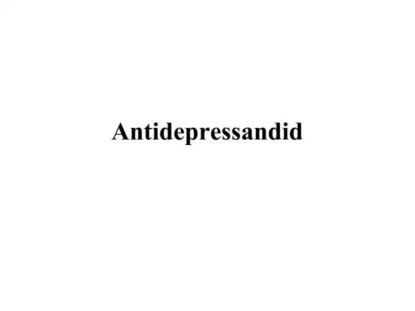 Antidepressandid