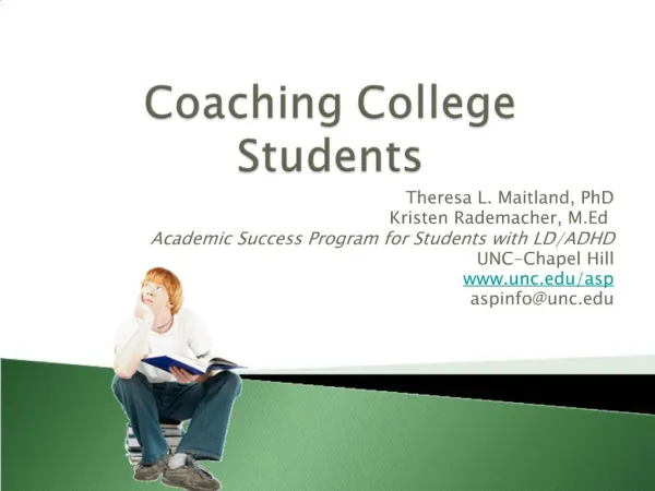 Coaching College Students
