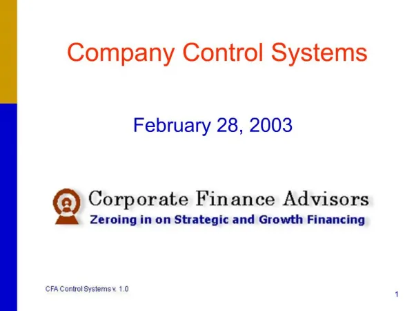 Company Control Systems