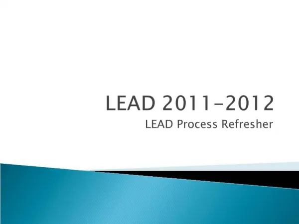 LEAD 2011-2012