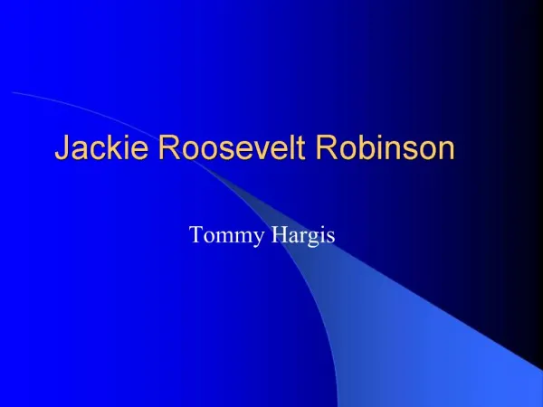 Jackie Roosevelt Robinson