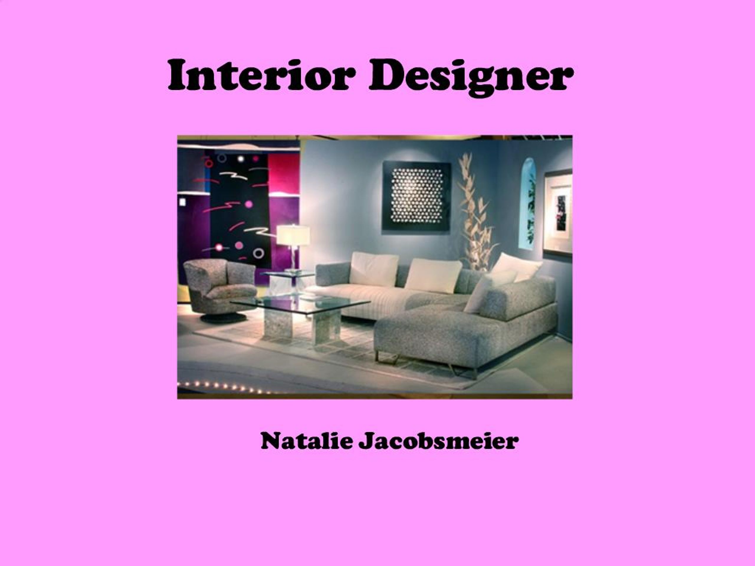 PPT - Interior Designer PowerPoint Presentation, free download - ID:701794