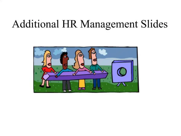 Additional HR Management Slides