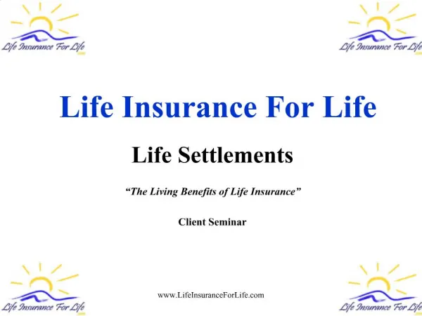 Life Insurance For Life