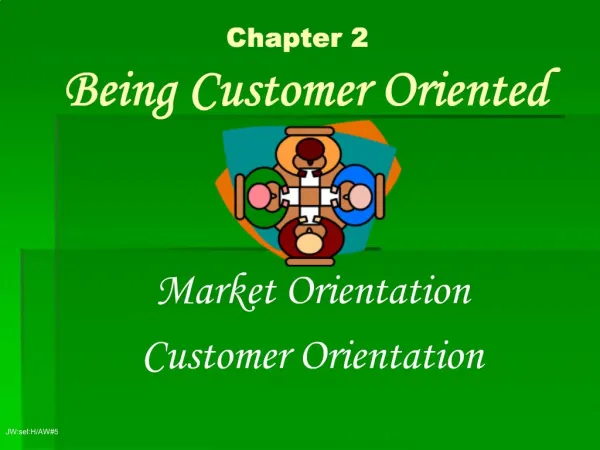 Chapter 2 Being Customer Oriented