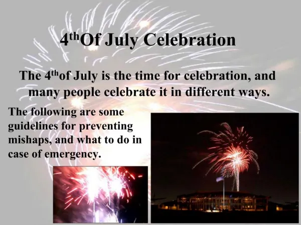 4th Of July Celebration