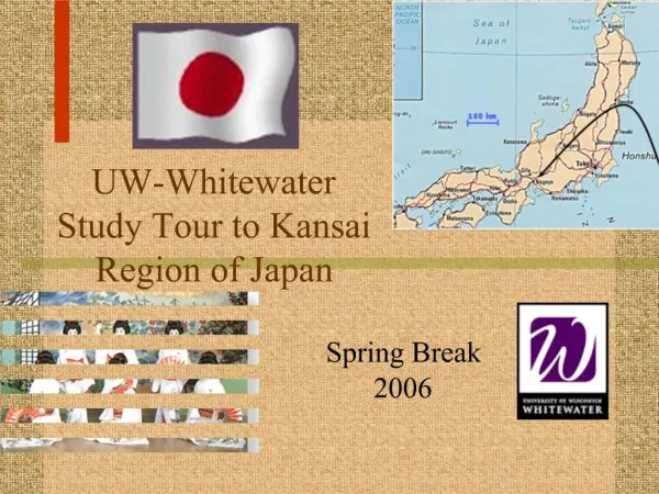 UW-Whitewater Study Tour to Kansai Region of Japan