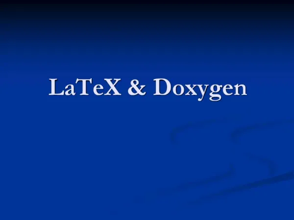 LaTeX Doxygen