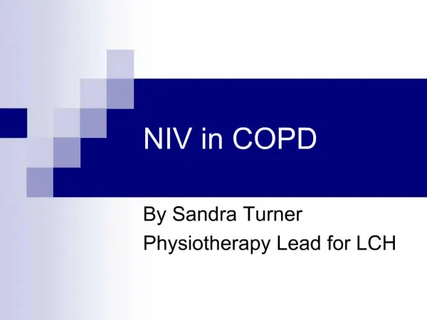 NIV in COPD