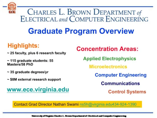 Graduate Program Overview