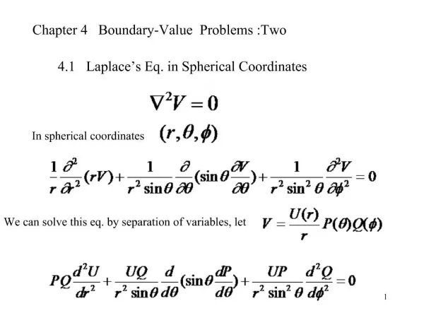 Chapter 4 Boundary-Value Problems :Two