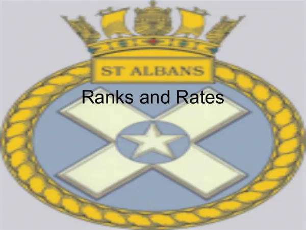 Ranks and Rates