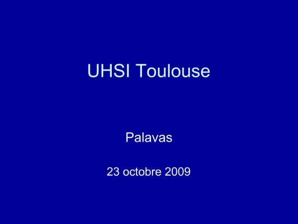 UHSI Toulouse
