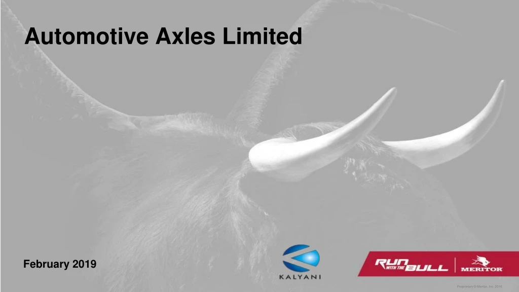 automotive axles limited