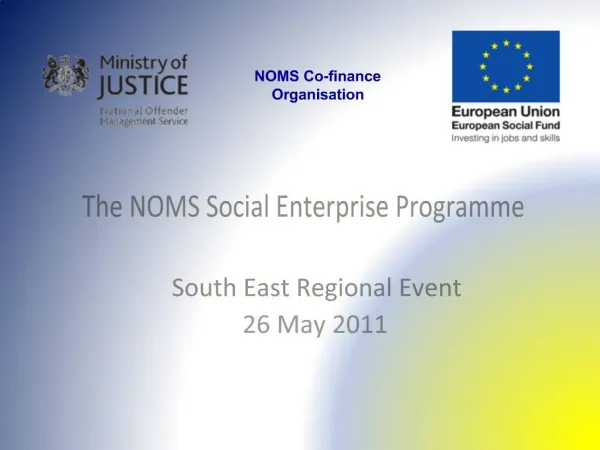 The NOMS Social Enterprise Programme