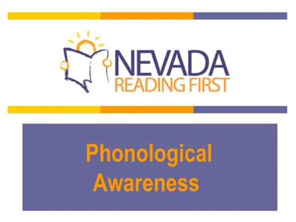 Phonological Awareness