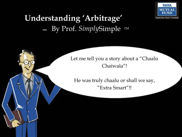 Understanding Arbitrage By Prof. Simply Simple TM