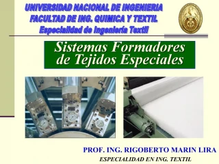 Sistemas Formadores de Tejidos Especiales - slide 1