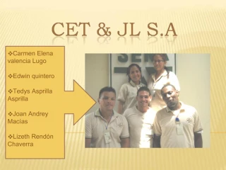 Cet jl s.a - slide 1