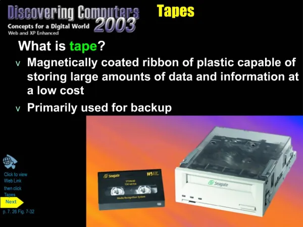 Tapes