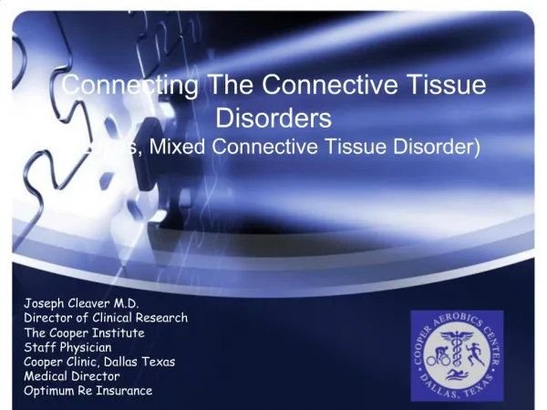 Connecting The Connective Tissue Disorders Lupus, Mixed Connective Tissue Disorder