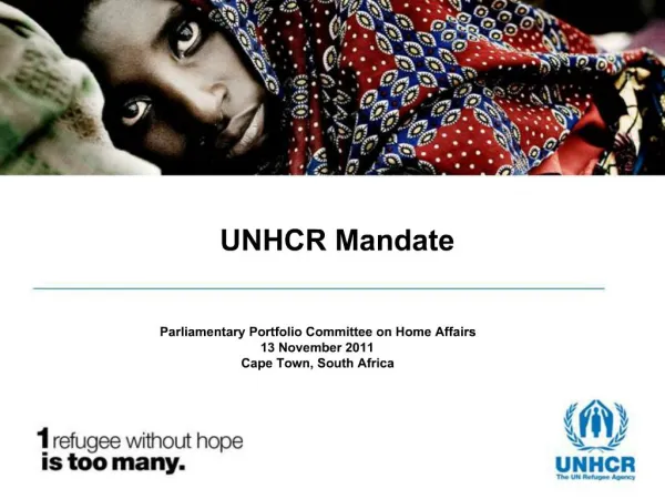 UNHCR Mandate