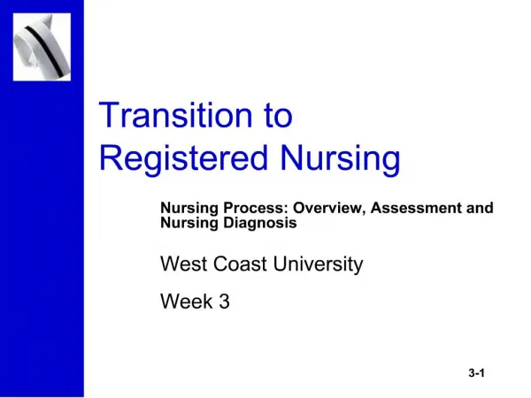 Nursing Process: Overview, Assessment and Nursing Diagnosis