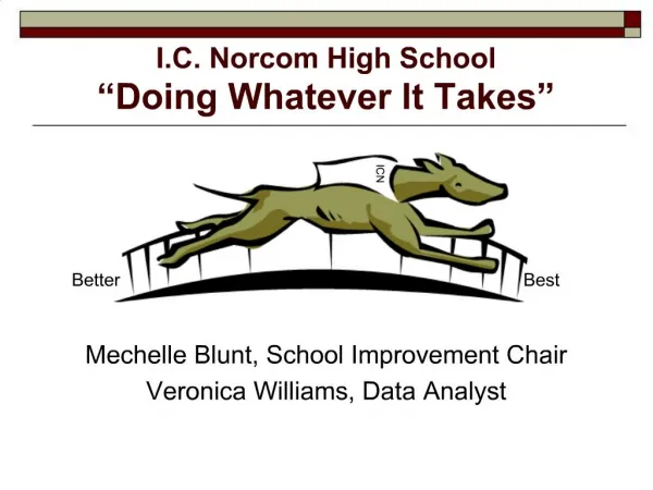 I.C. Norcom High School Doing Whatever It Takes