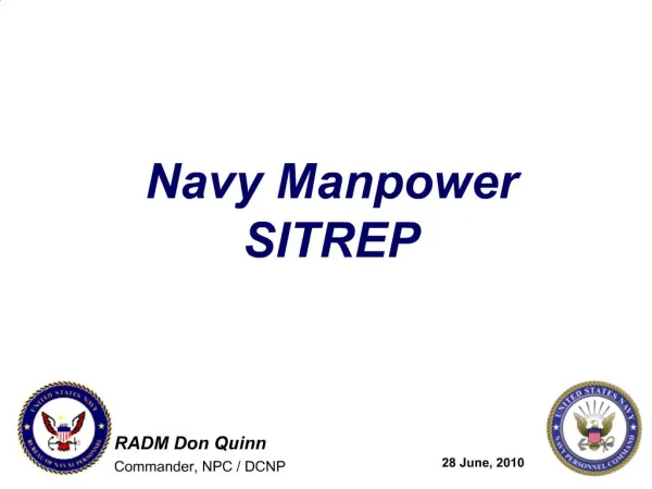 Navy Manpower SITREP