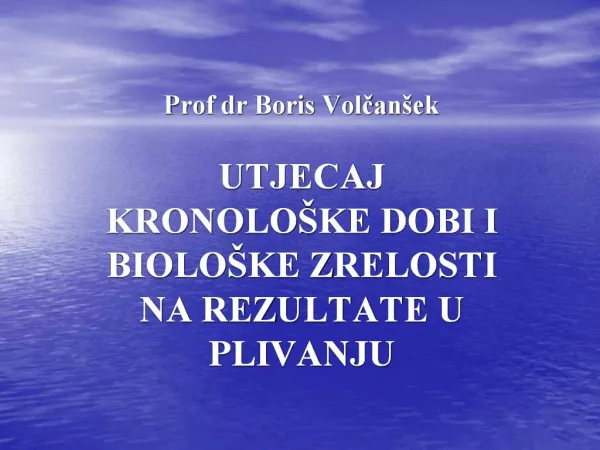 Prof dr Boris Volcan ek