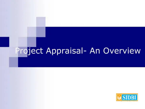 Project Appraisal- An Overview