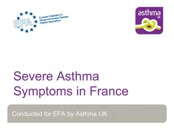 Severe Asthma Symptoms in France